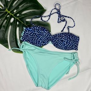 A&F Bandeau Bikini Set